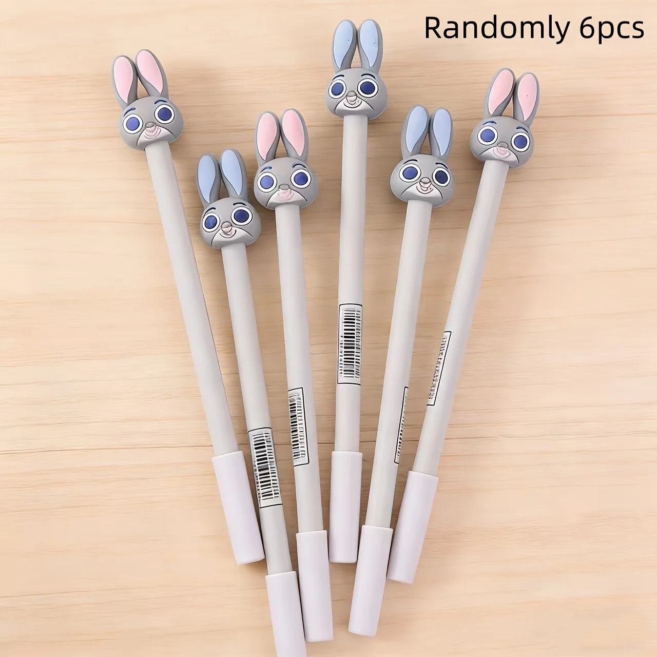 6pcs Disney Random Zootopia Judy Black Gel Pens, Dot Grid Pattern, Perfect for School, Office Use, and Gift Packaging
6pcs Disney Random Zootopia Judy Black Gel Pens, Dot Grid Pattern, Perfect for School, Office Use, and Gift Packaging