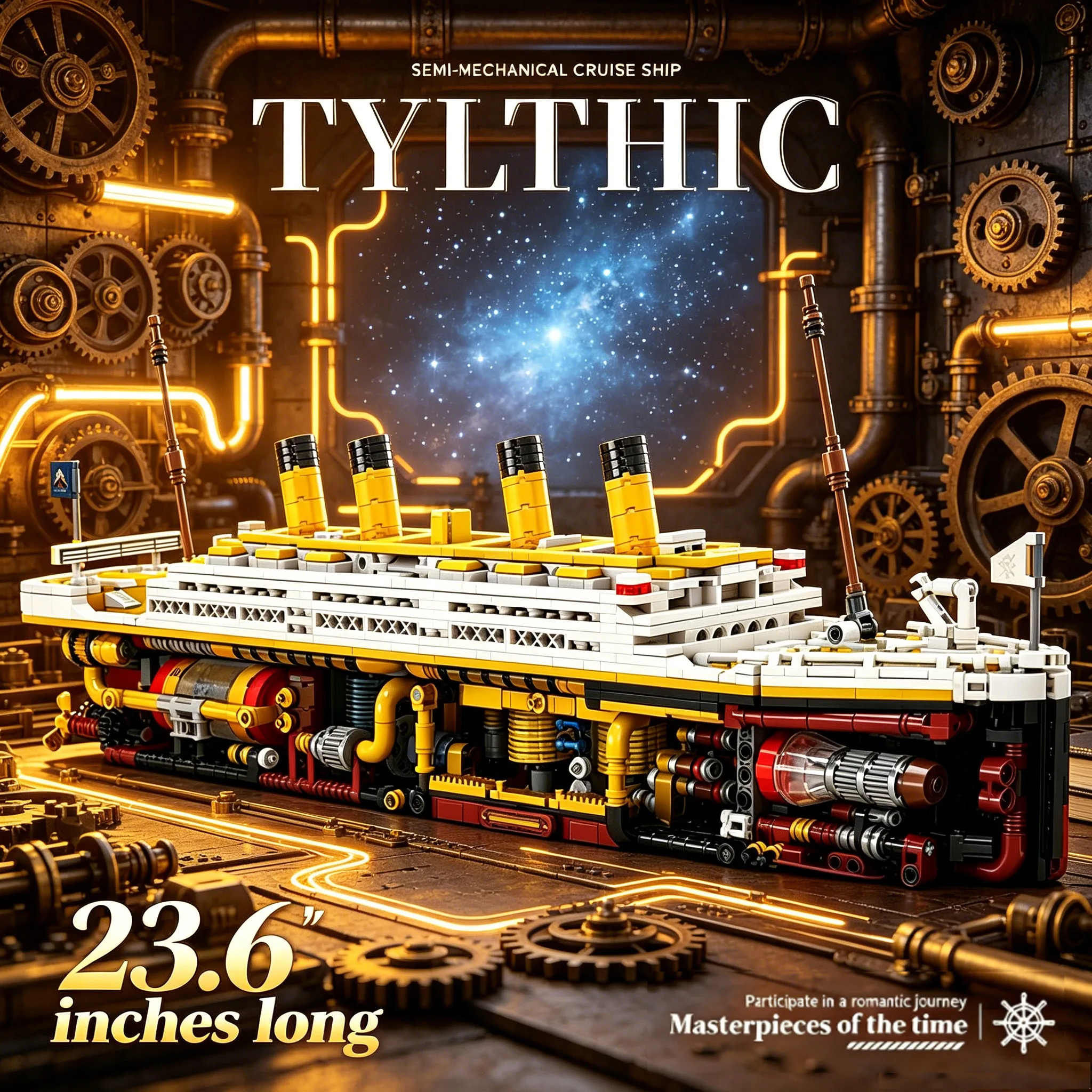 23.6 Inch Semi Mechanical Ship Building Blocks Giant Cruise Ship Building Blocks Boy Girl Gift Children Toy Birthday Gift
23.6 Inch Semi Mechanical Ship Building Blocks Giant Cruise Ship Building Blocks Boy Girl Gift Children Toy Birthday Gift