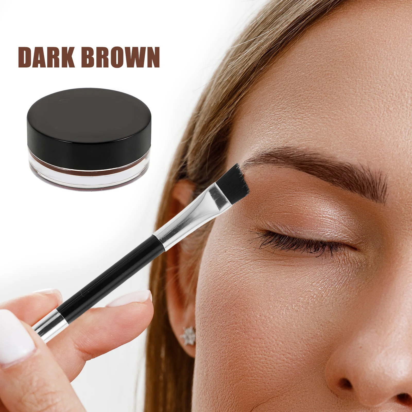 Dark Brown Waterproof Longlasting Hold Eyebrow Shaper Gel Skinfriendly Easy Application Brow Makeup Supplies Eyebrow Wax
Dark Brown Waterproof Longlasting Hold Eyebrow Shaper Gel Skinfriendly Easy Application Brow Makeup Supplies Eyebrow Wax
