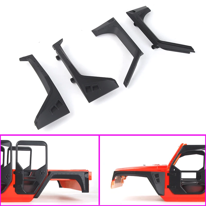 4pcs Resin Body Wheel Eyebrow for 1/10 RC Crawler Car Traxxas AXIAL SCX10 II 90046 Wrangler Diy Parts
4pcs Resin Body Wheel Eyebrow for 1/10 RC Crawler Car Traxxas AXIAL SCX10 II 90046 Wrangler Diy Parts