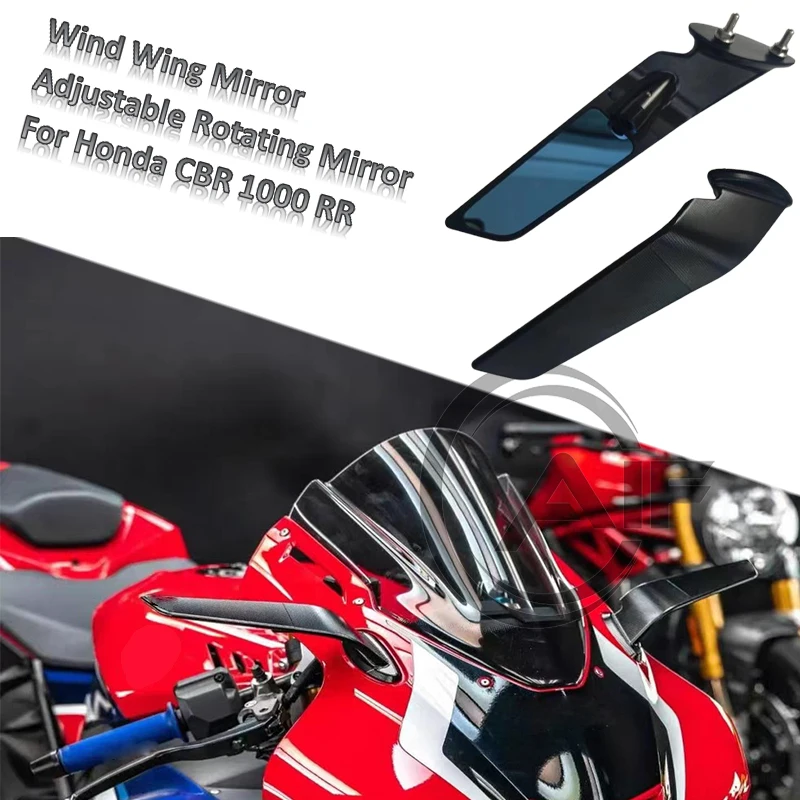 Для мотоцикла Honda CBR 1000RR 2019-2023 с фиксированным ветровым крылом, регулируемым вращающимся зеркалом заднего вида
Для мотоцикла Honda CBR 1000RR 2019-2023 с фиксированным ветровым крылом, регулируемым вращающимся зеркалом заднего вида
