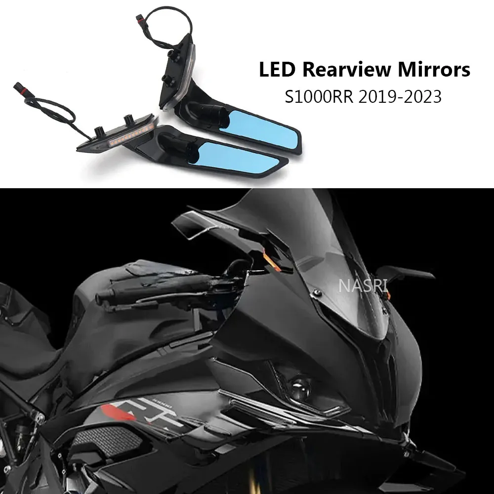 For BMW S1000RR S1000 RR S 1000 RR s1000rr Motorcycle Rearview Rear View Side Mirrors With LED Turn Signal Light 2019-2023 2022
For BMW S1000RR S1000 RR S 1000 RR s1000rr Motorcycle Rearview Rear View Side Mirrors With LED Turn Signal Light 2019-2023 2022