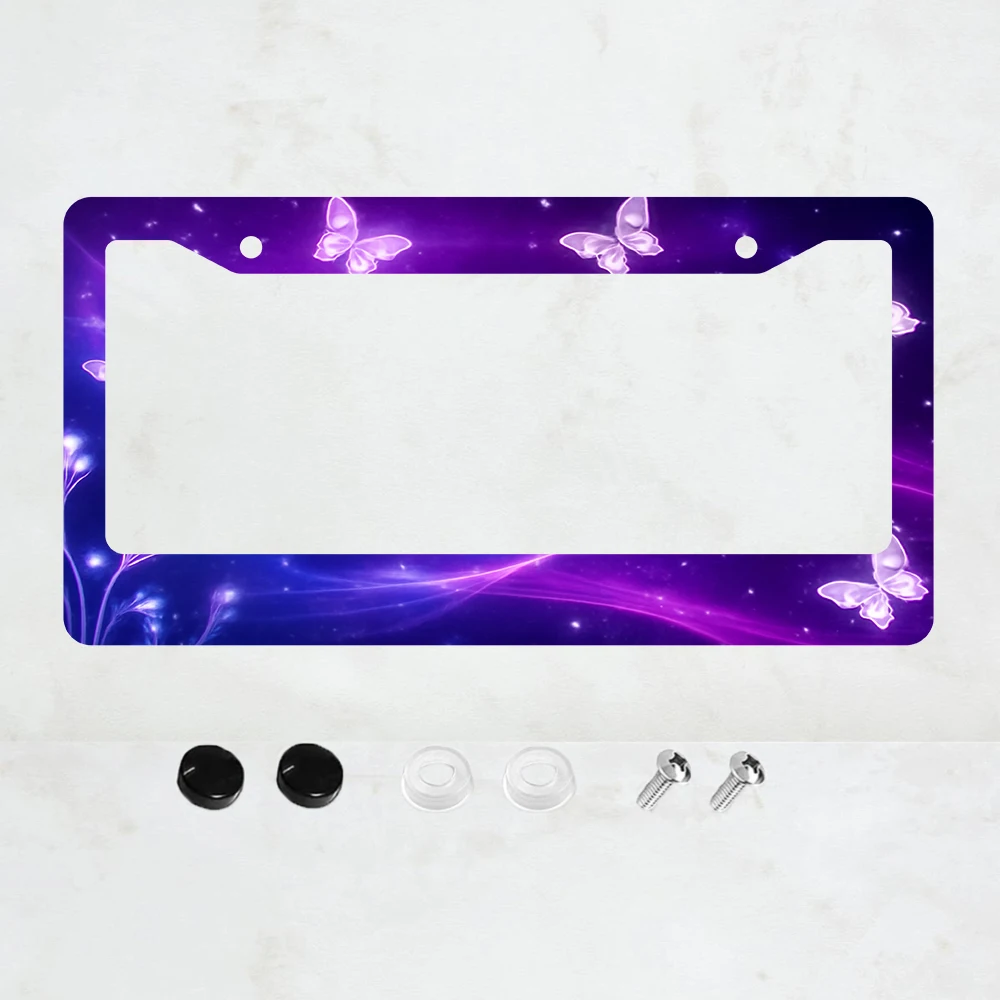 1 шт. рамка для номерного знака с 2 отверстиями, дизайн с фиолетовыми бабочками, алюминий, 6x12 дюймов, с винтами, американский стандартный размер.
1 шт. рамка для номерного знака с 2 отверстиями, дизайн с фиолетовыми бабочками, алюминий, 6x12 дюймов, с винтами, американский стандартный размер.