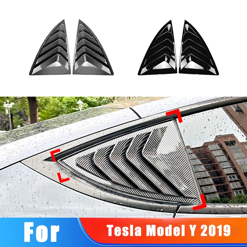 For Tesla Model Y 2019 Rear Car Window Shutter Spoiler Car Stickers Decoration Modification Accessories
For Tesla Model Y 2019 Rear Car Window Shutter Spoiler Car Stickers Decoration Modification Accessories
