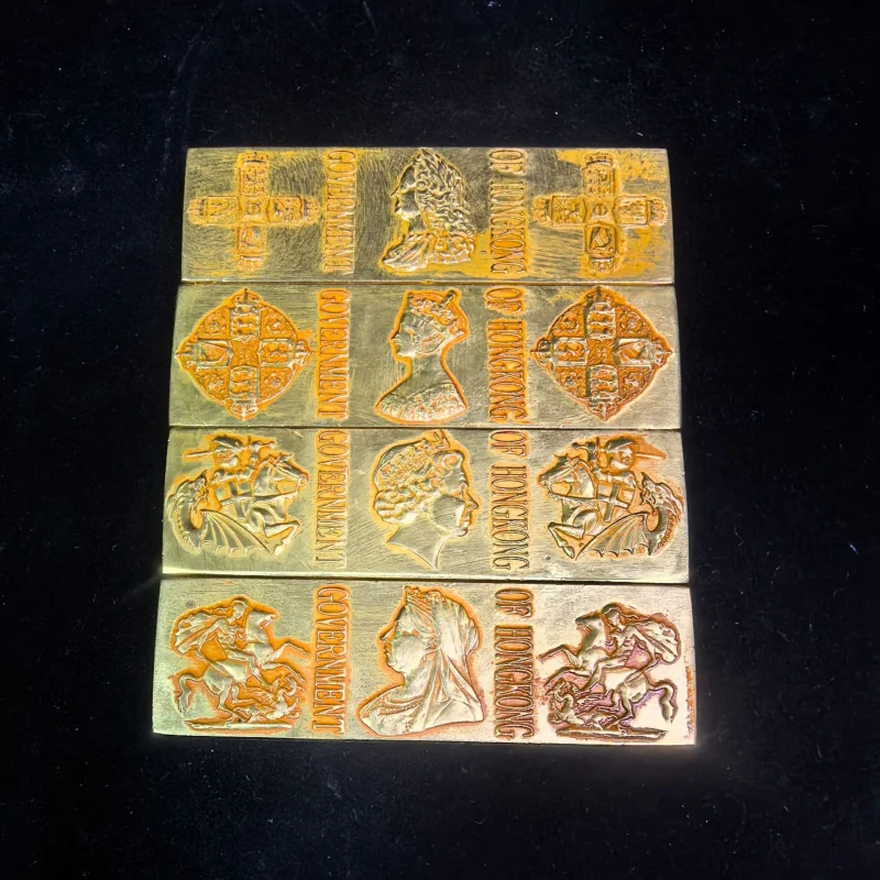 Crafts Vintage Ingot Pure Copper Plated Hong Kong 0.5kg Gold Bar Antique Ornament
Crafts Vintage Ingot Pure Copper Plated Hong Kong 0.5kg Gold Bar Antique Ornament