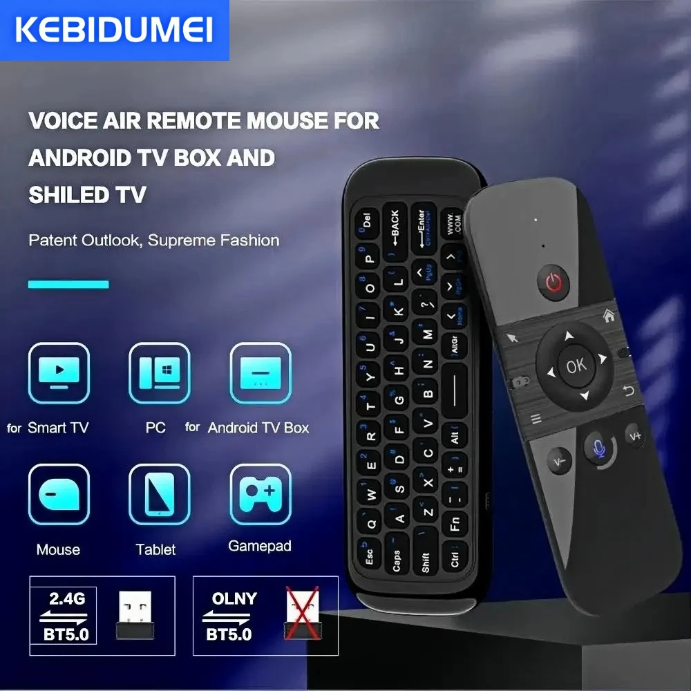 Air Mouse M8 с двойным режимом 2,4G BT5.0 для Google Voice Assistant, пульт дистанционного управления, беспроводная мини-клавиатура для Android TV BOX PC
Air Mouse M8 с двойным режимом 2,4G BT5.0 для Google Voice Assistant, пульт дистанционного управления, беспроводная мини-клавиатура для Android TV BOX PC