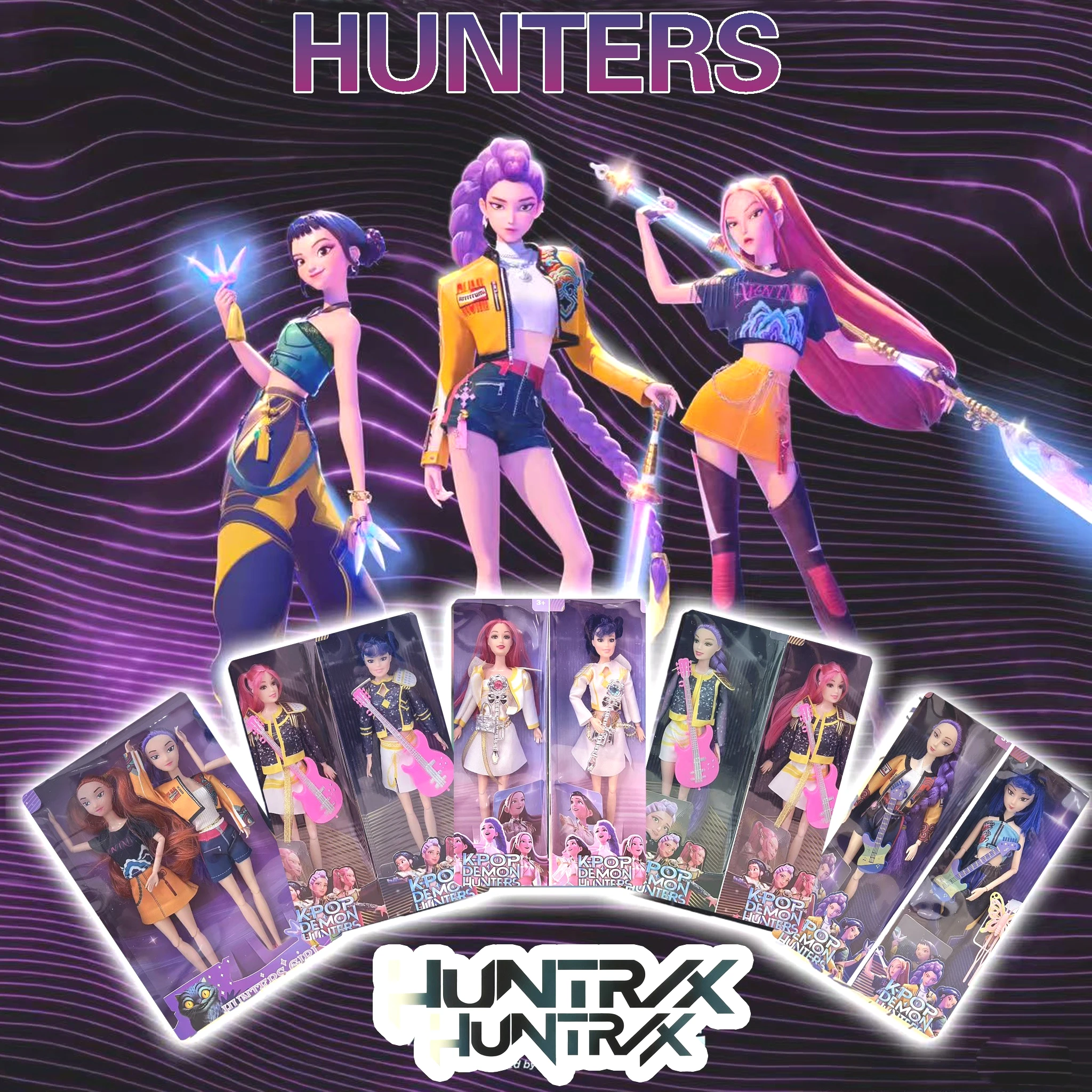 Kpop Girl Group Doll Toys Demon Hunters Action Figure Rumi Mira Zoey Princess Baby Girl Plastic DIY Toy for Kids
Kpop Girl Group Doll Toys Demon Hunters Action Figure Rumi Mira Zoey Princess Baby Girl Plastic DIY Toy for Kids