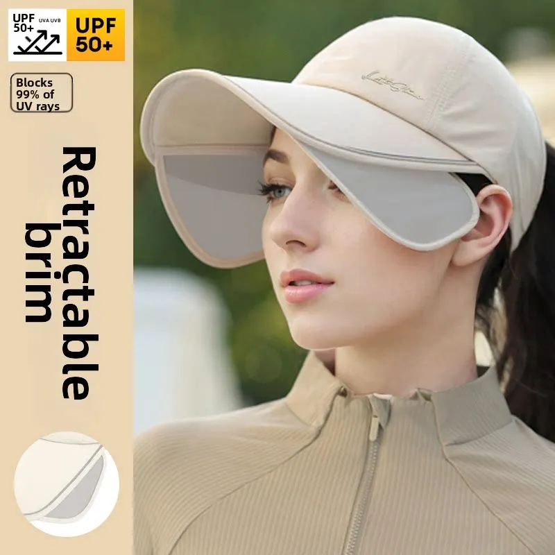 Women's Sun Hat with Extendable Brim 99% UV UPF50+ Block Adjustable Ponytail Baseball Cap for Outdoor
Women's Sun Hat with Extendable Brim 99% UV UPF50+ Block Adjustable Ponytail Baseball Cap for Outdoor
