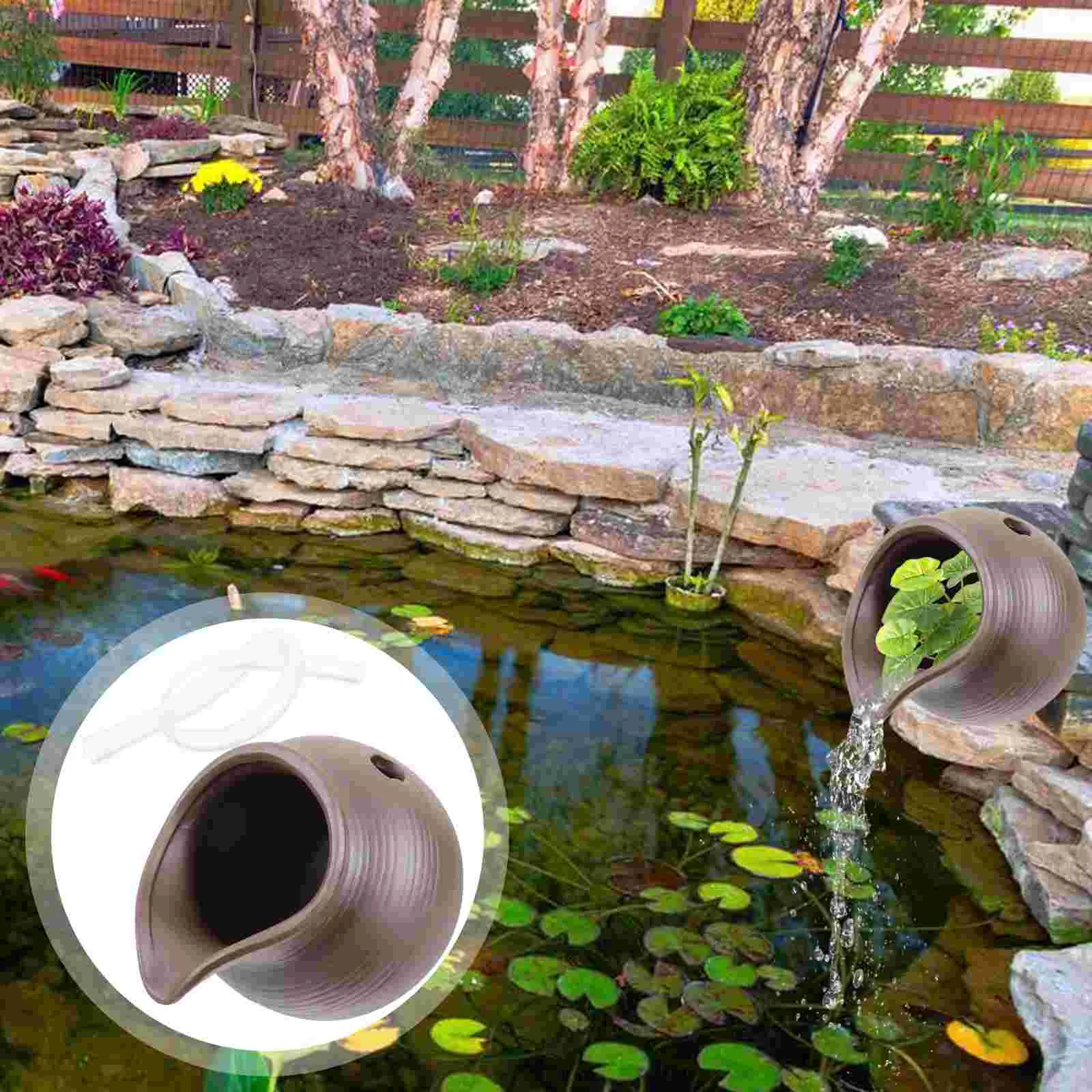 Pot Water Jar Decoration Fish Tank Decorations Ceramic Patio Landscape Waterfall
Pot Water Jar Decoration Fish Tank Decorations Ceramic Patio Landscape Waterfall