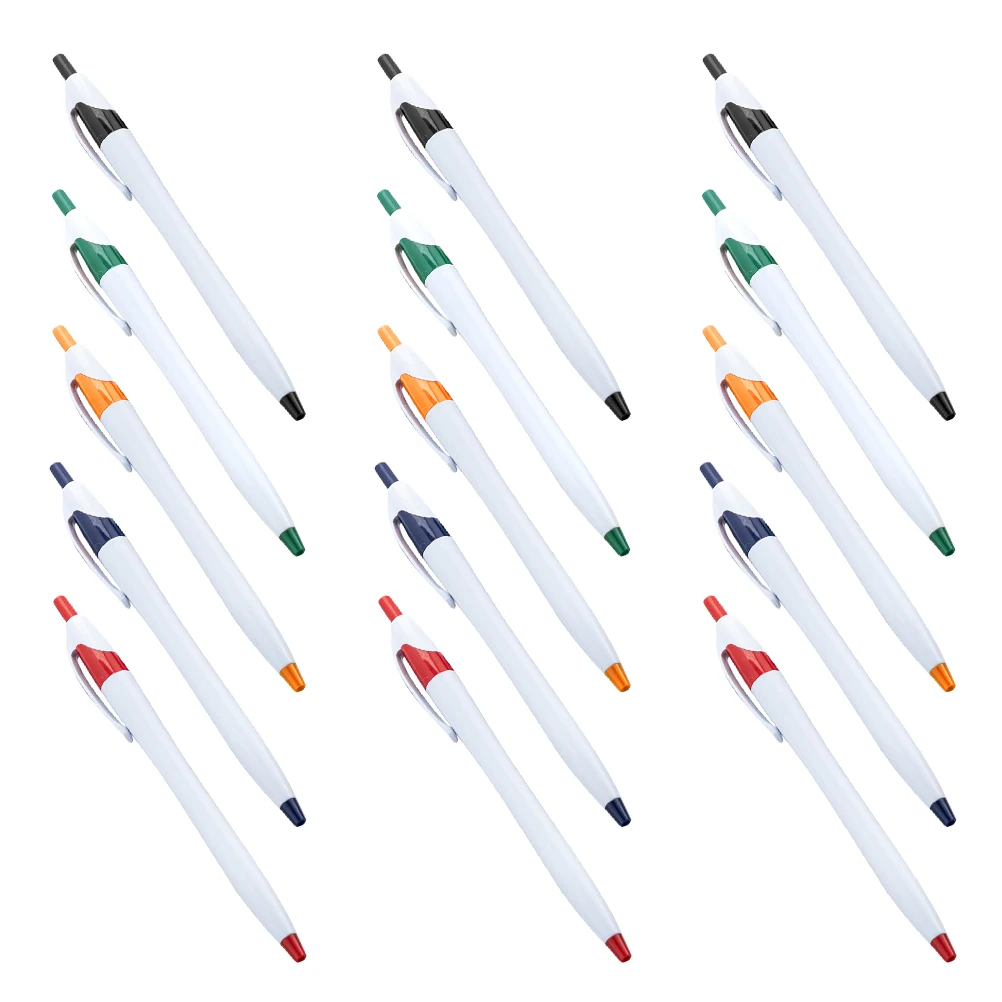50 PCS Press Type Ballpoint Pens Multicolor Smooth Black Ink for School Office Business Retractable Pen Student Teacher Writing
50 PCS Press Type Ballpoint Pens Multicolor Smooth Black Ink for School Office Business Retractable Pen Student Teacher Writing