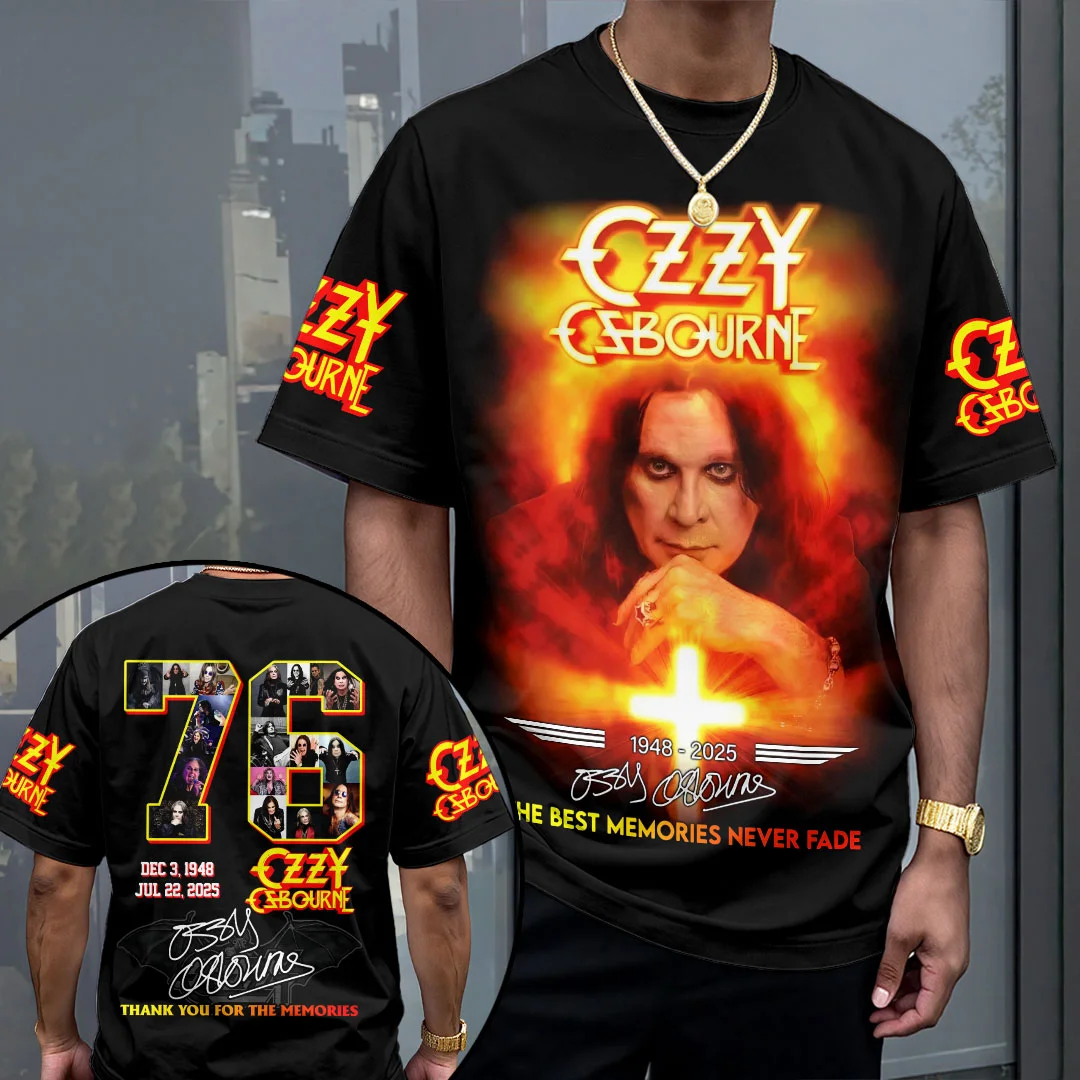 Rock Ozzy Osbourne Band 3d Print T-shirt Men Women Fashion Hip Hop Short Sleeve Oversized Sports O-Neck Tops Tees For Men
Rock Ozzy Osbourne Band 3d Print T-shirt Men Women Fashion Hip Hop Short Sleeve Oversized Sports O-Neck Tops Tees For Men