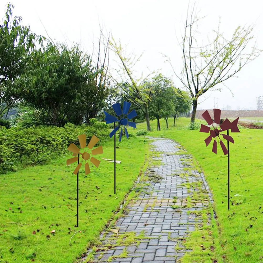 3 Pcs Iron Windmill Decor Durable Safe Garden Spinners Yard Outdoor Metal Craft Pinwheel Decorative Garden Windmill Outdoor
3 Pcs Iron Windmill Decor Durable Safe Garden Spinners Yard Outdoor Metal Craft Pinwheel Decorative Garden Windmill Outdoor