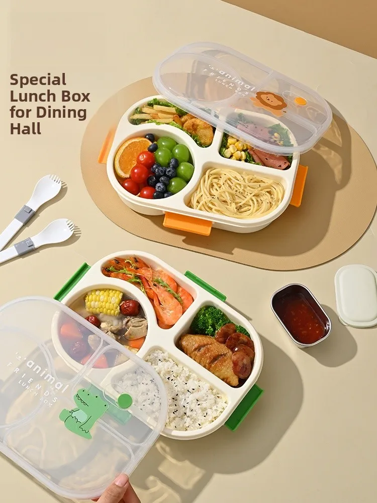 School Lunch Box Large Capaci Portable Meal Box Cute Cartoon Design Food ade PP Divided Carent Takeaway Container
School Lunch Box Large Capaci Portable Meal Box Cute Cartoon Design Food ade PP Divided Carent Takeaway Container