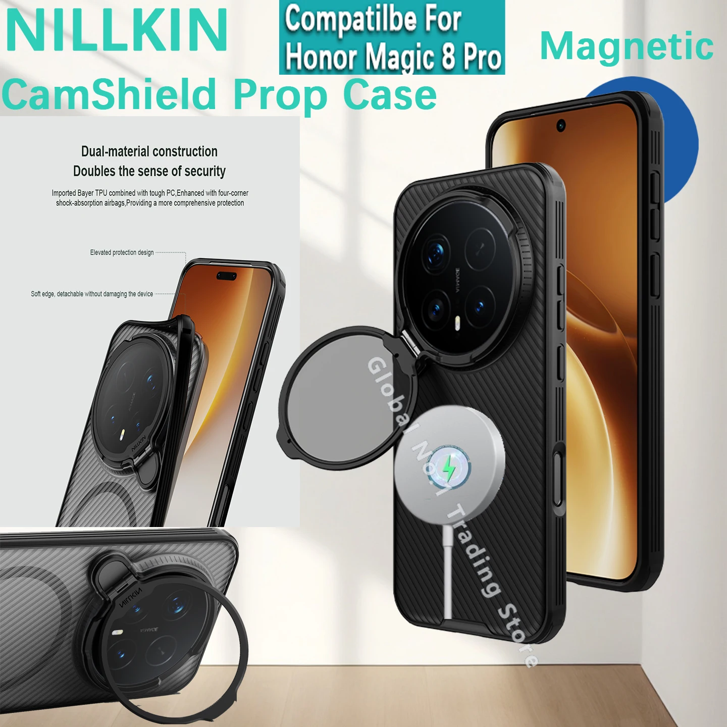 NILLKIN, совместимый с Honor Magic 8 Pro CamShield, магнитный чехол, крышка объектива, подушка безопасности, защитный чехол для телефона
NILLKIN, совместимый с Honor Magic 8 Pro CamShield, магнитный чехол, крышка объектива, подушка безопасности, защитный чехол для телефона