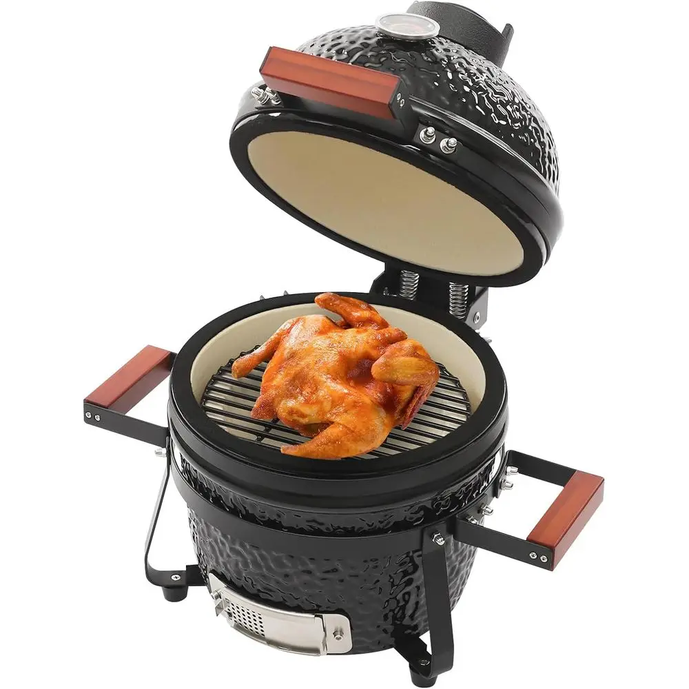 12.6 Portable BBQ Charcoal Grill with Stainless Steel & Bamboo Handles, Ideal for Outdoors, Picnics, Camping, and Backyard Cooki
12.6 Portable BBQ Charcoal Grill with Stainless Steel & Bamboo Handles, Ideal for Outdoors, Picnics, Camping, and Backyard Cooki