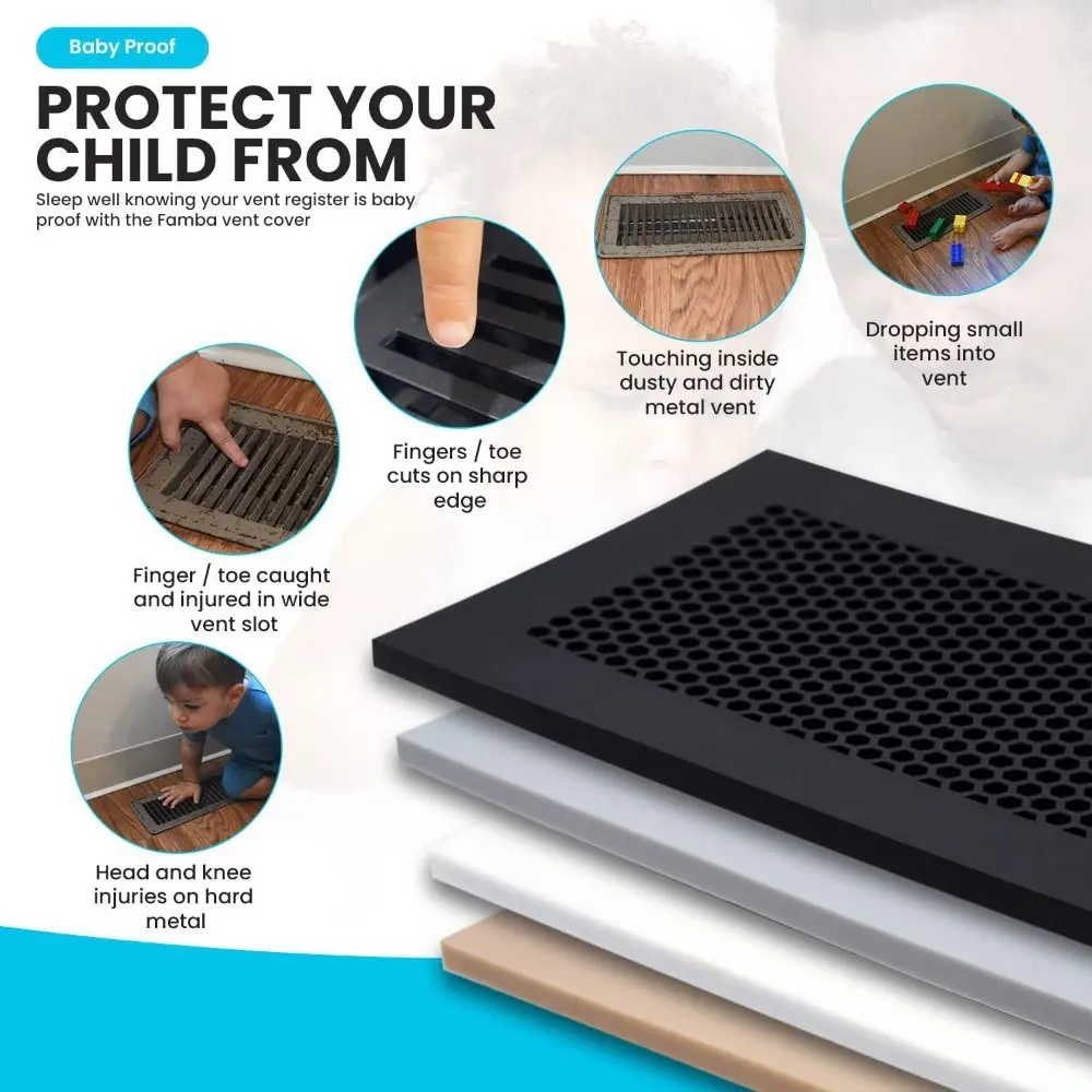 Silicone Rubber Floor Ventilation Hood Secure Improve Air Circulation Silicone Flooring Protection Insect Prevention
Silicone Rubber Floor Ventilation Hood Secure Improve Air Circulation Silicone Flooring Protection Insect Prevention