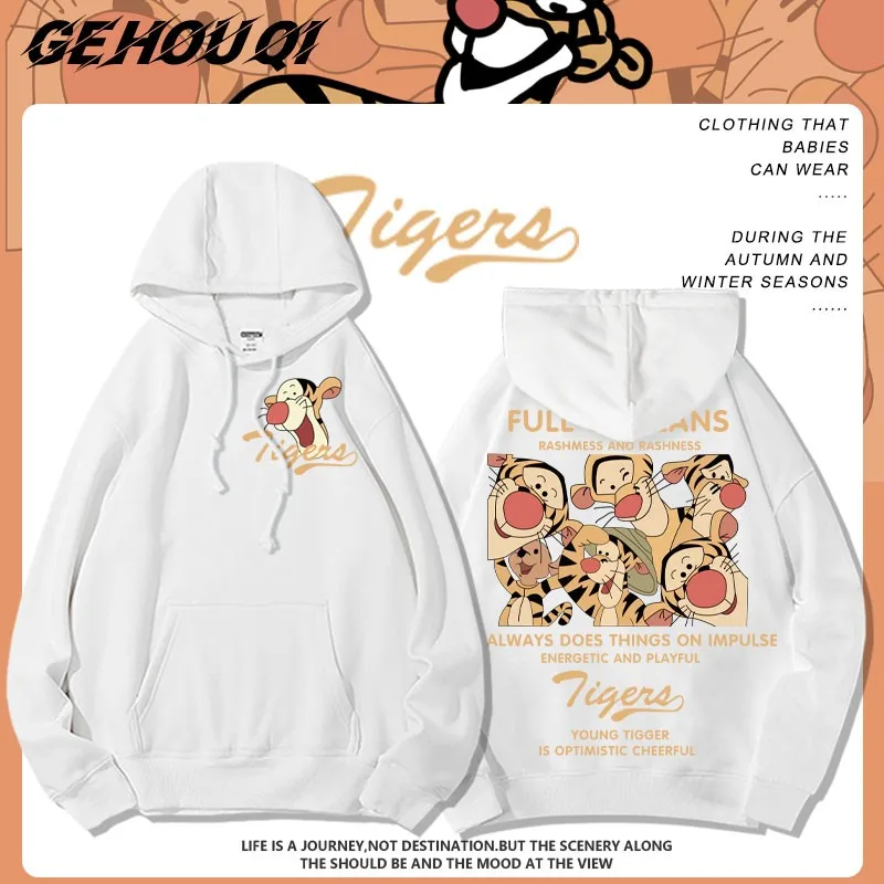 Disney Tigger Hoodie Woman 2024 New Small Hooded Coat Girl American Loose Clothes
Disney Tigger Hoodie Woman 2024 New Small Hooded Coat Girl American Loose Clothes