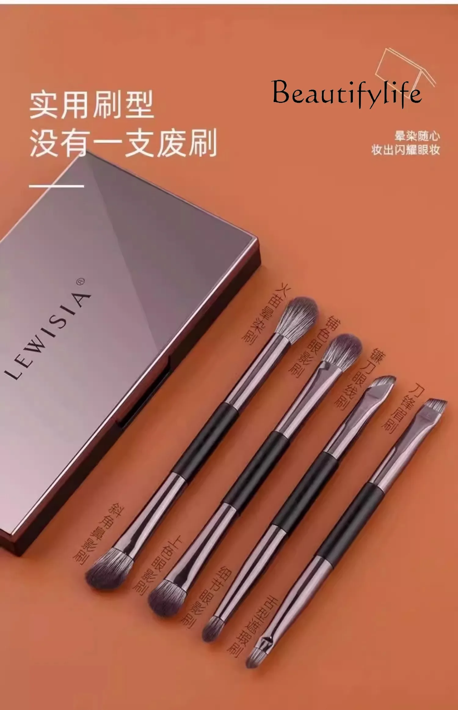 Little Sparrow Double Head Eyeshadow Brush Set 4 Pack Portable Eyeshadow Brush Portable Set Brush with Mirror
Little Sparrow Double Head Eyeshadow Brush Set 4 Pack Portable Eyeshadow Brush Portable Set Brush with Mirror