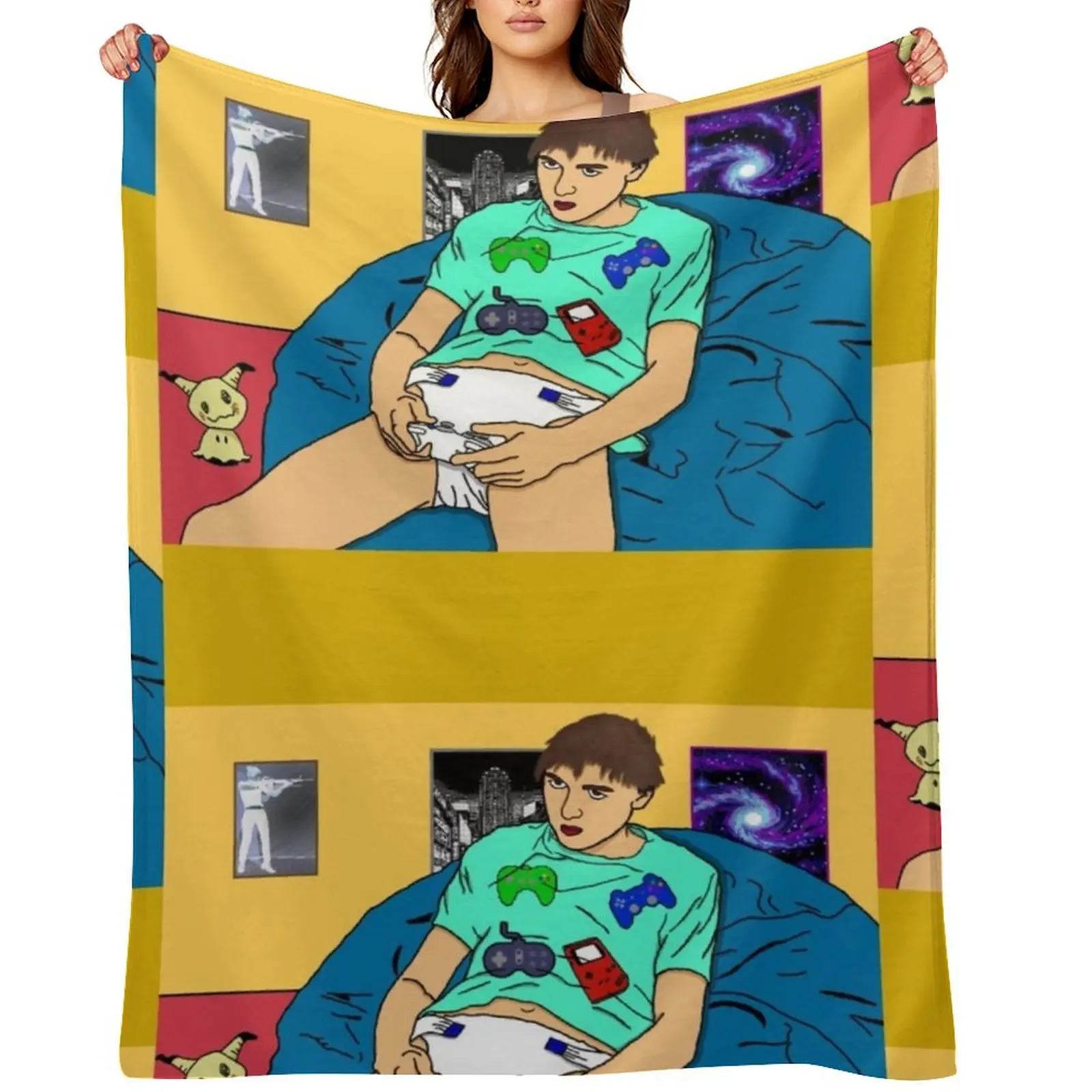 ABDL gaming Throw Blanket Summer Beddings Fashion Sofas Bed Hairys Blankets
ABDL gaming Throw Blanket Summer Beddings Fashion Sofas Bed Hairys Blankets