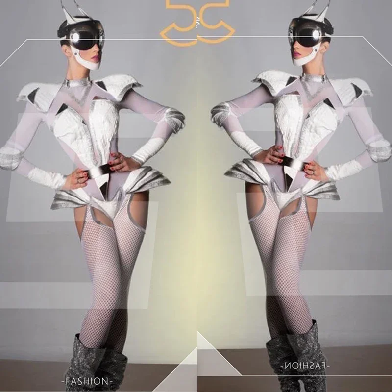 Белое боди с преувеличенными плечами для ночного клуба Dj Ds Gogo, костюмы танцора, одежда для танцев на пилоне, женский костюм для рейва XS6186
Белое боди с преувеличенными плечами для ночного клуба Dj Ds Gogo, костюмы танцора, одежда для танцев на пилоне, женский костюм для рейва XS6186