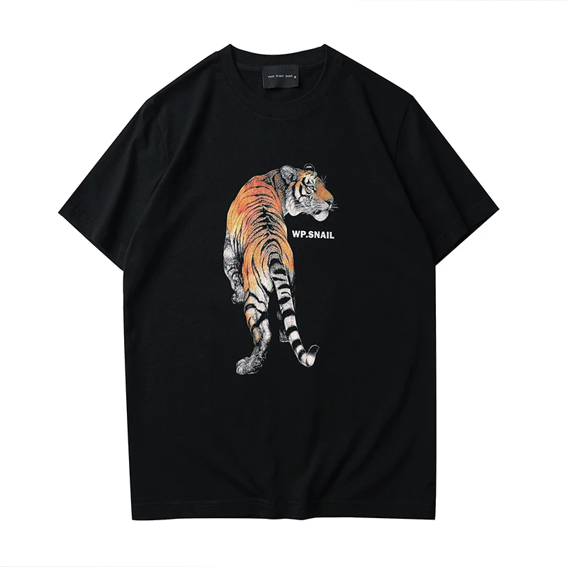 Мужская футболка Kangli с коротким рукавом и круглым вырезом, с принтом тигра, повседневная, свободного кроя, весна-лето-осень, дышащая, из хлопка
Мужская футболка Kangli с коротким рукавом и круглым вырезом, с принтом тигра, повседневная, свободного кроя, весна-лето-осень, дышащая, из хлопка