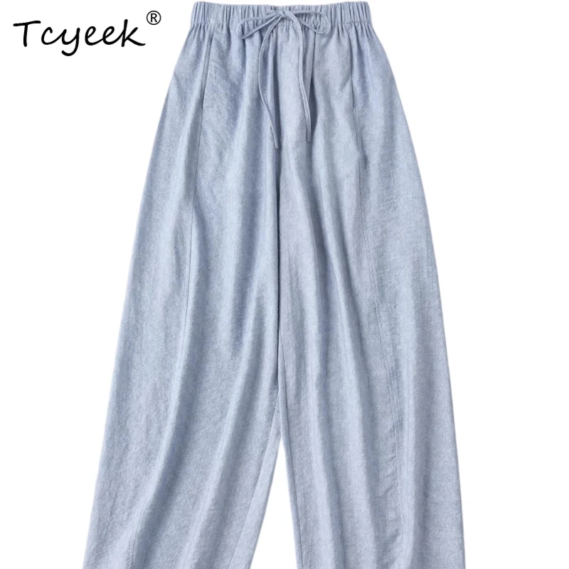 Tcyeek 76% Real Silk Streetwear Women 2026 Spring and Autumn Loose Elastic Waist Baggy Pants Ladies Clothing Pantalon Pour Femme
Tcyeek 76% Real Silk Streetwear Women 2026 Spring and Autumn Loose Elastic Waist Baggy Pants Ladies Clothing Pantalon Pour Femme