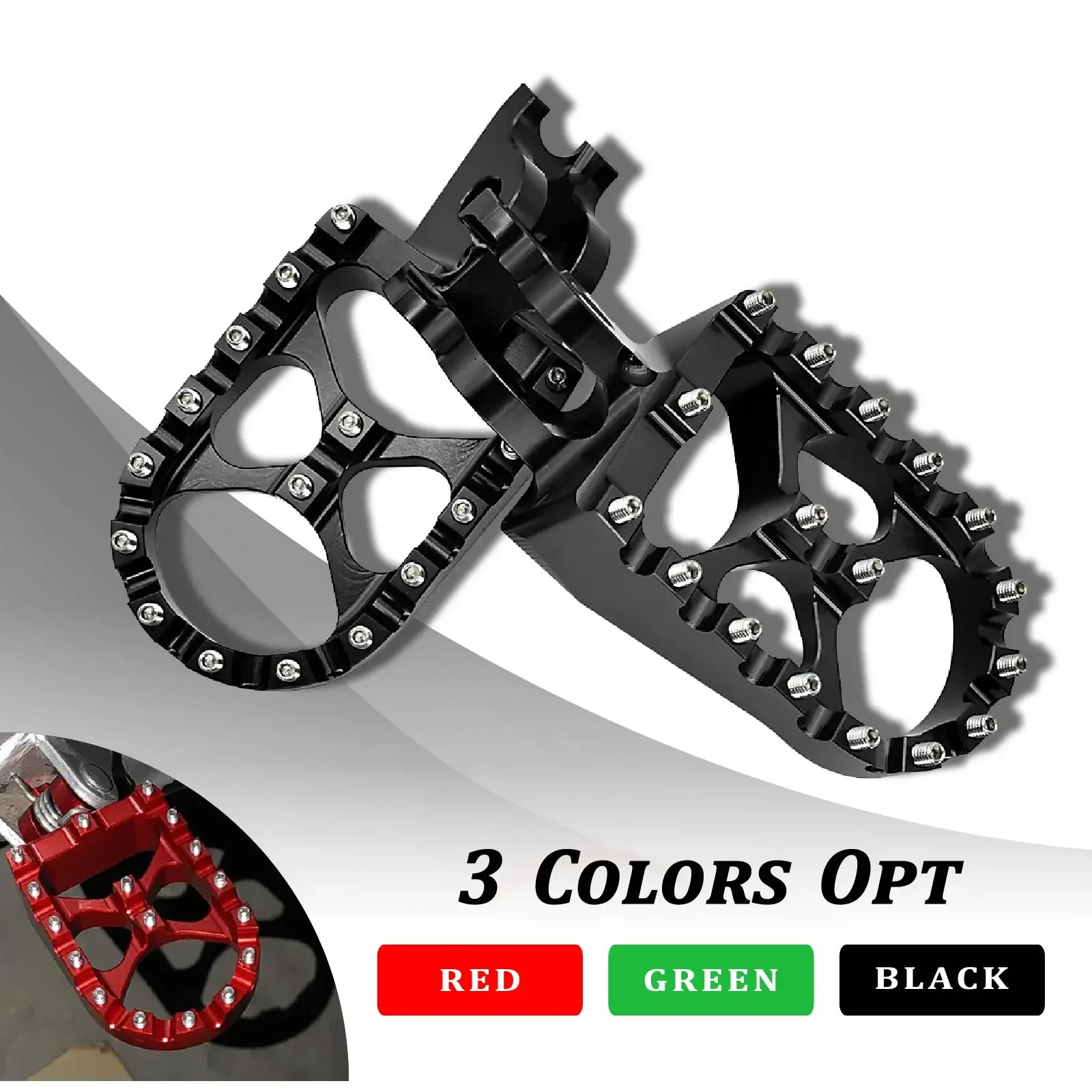 Motorcycle CNC FootRest Footpegs Foot Pegs Pedals For HONDA CRF250R CRF450R CR125 CR250 CRF150R CRF250X CRF450X CRF250L CRF250M
Motorcycle CNC FootRest Footpegs Foot Pegs Pedals For HONDA CRF250R CRF450R CR125 CR250 CRF150R CRF250X CRF450X CRF250L CRF250M