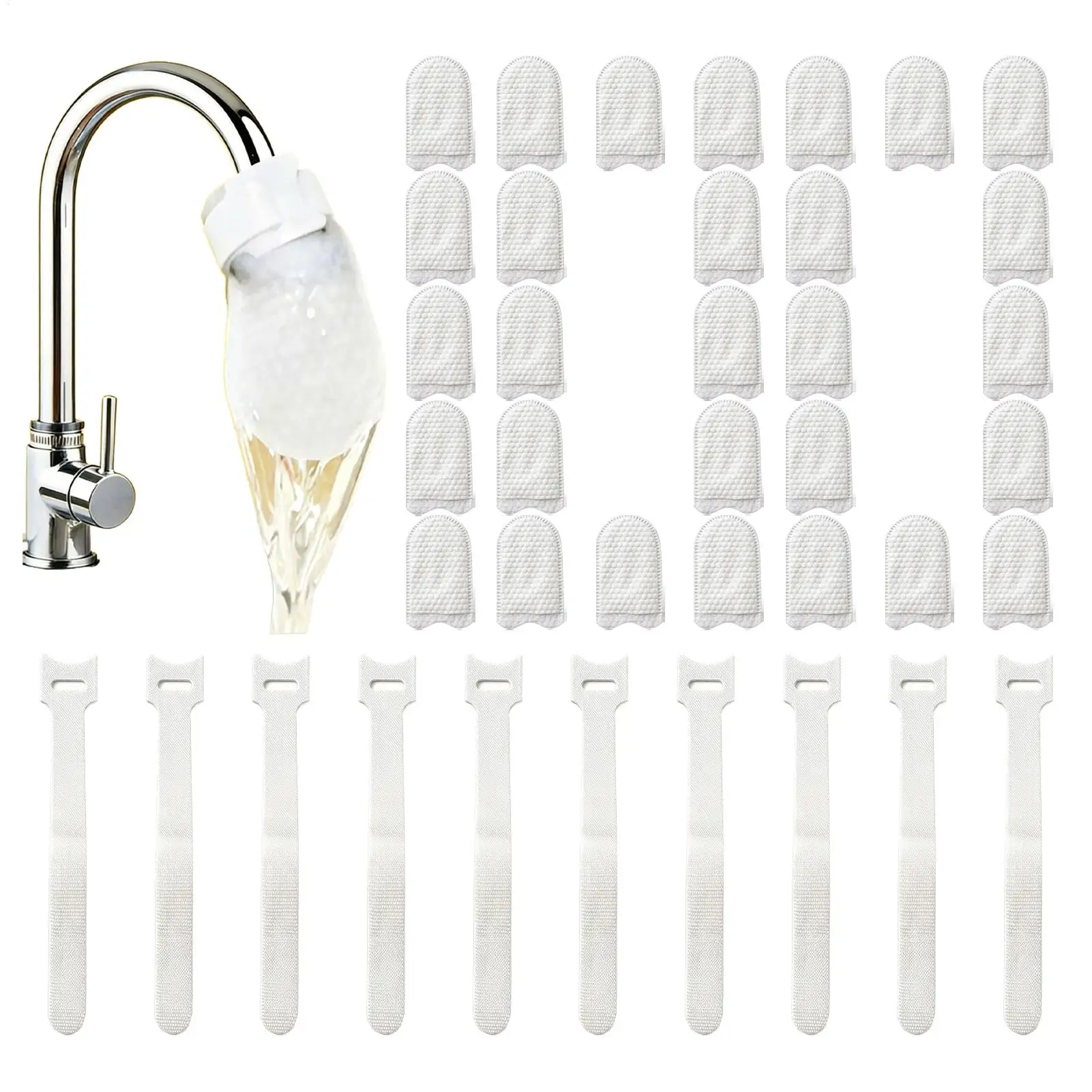 Faucet Filter Bag Cotton Filter for Faucet Universal Faucet Water Filter Bag with High-density Non-woven Fabric Reusable for Tap
Faucet Filter Bag Cotton Filter for Faucet Universal Faucet Water Filter Bag with High-density Non-woven Fabric Reusable for Tap