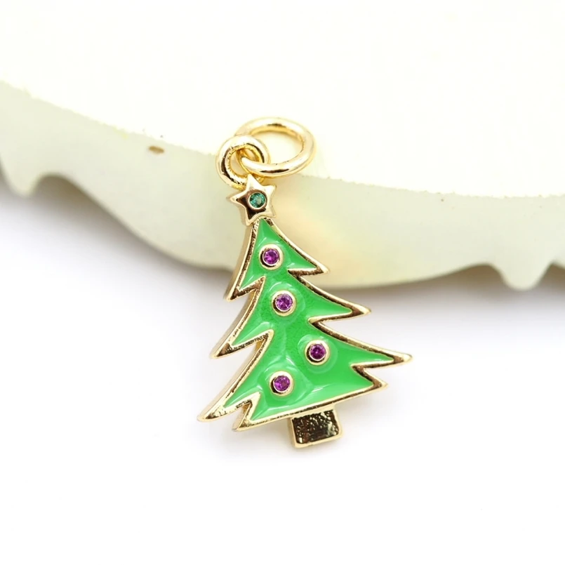 MUDULLA 10Pcs Plant Tree Enamel Charms Gold Color Pendant Copper Christmas Approx 13.4x22mm Jewelry Special Gift
MUDULLA 10Pcs Plant Tree Enamel Charms Gold Color Pendant Copper Christmas Approx 13.4x22mm Jewelry Special Gift