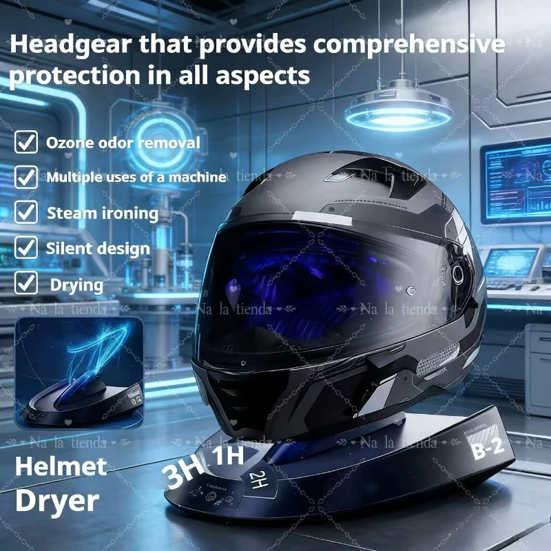 Интеллектуальная сушилка для мотоциклетного шлема, с функциями удаления пыли и контроля температуры, оснащенная окружающим освещением 5.
Интеллектуальная сушилка для мотоциклетного шлема, с функциями удаления пыли и контроля температуры, оснащенная окружающим освещением 5.