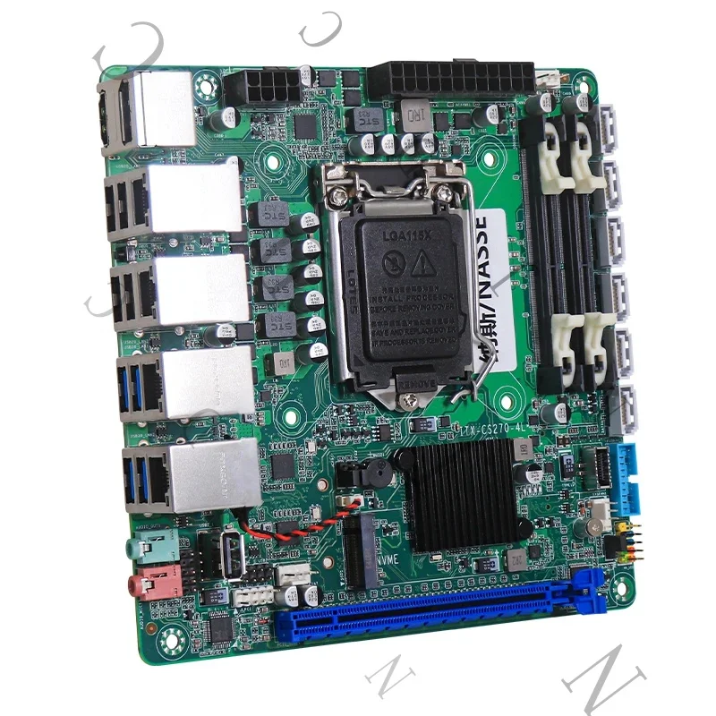 Материнская плата Full Flash Z270 NAS Multi Port ITX Edition для программного маршрутизатора Allison и сервера хранения данных Synology
Материнская плата Full Flash Z270 NAS Multi Port ITX Edition для программного маршрутизатора Allison и сервера хранения данных Synology