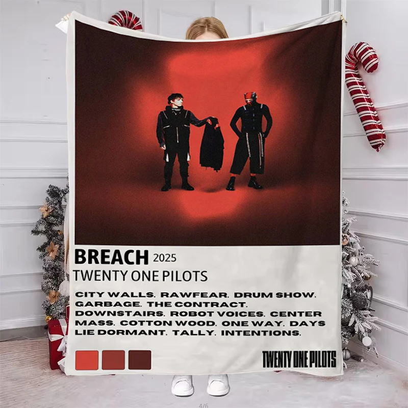 T-Twenty One Pilots Band Throw Blanket Soft Plaid With Print Portable Sofas Blankets for Decorative Sofa Luxury Designer Bedding
T-Twenty One Pilots Band Throw Blanket Soft Plaid With Print Portable Sofas Blankets for Decorative Sofa Luxury Designer Bedding
