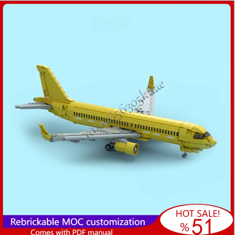 1141 PCS MOC Transportation Series A320 Aircraft Model Custom Puzzle Bricks DIY Creative Assembly Children Special Birthday Gift
1141 PCS MOC Transportation Series A320 Aircraft Model Custom Puzzle Bricks DIY Creative Assembly Children Special Birthday Gift