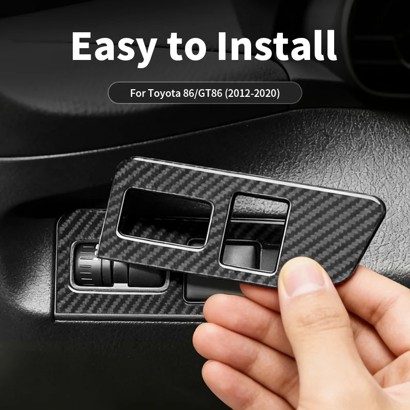 Real Carbon Fiber For Toyota 86 / GT 86 (2012-2020) Trunk Button Decorative Trim Sticker Car Interior Custom Tuning Accessories
Real Carbon Fiber For Toyota 86 / GT 86 (2012-2020) Trunk Button Decorative Trim Sticker Car Interior Custom Tuning Accessories
