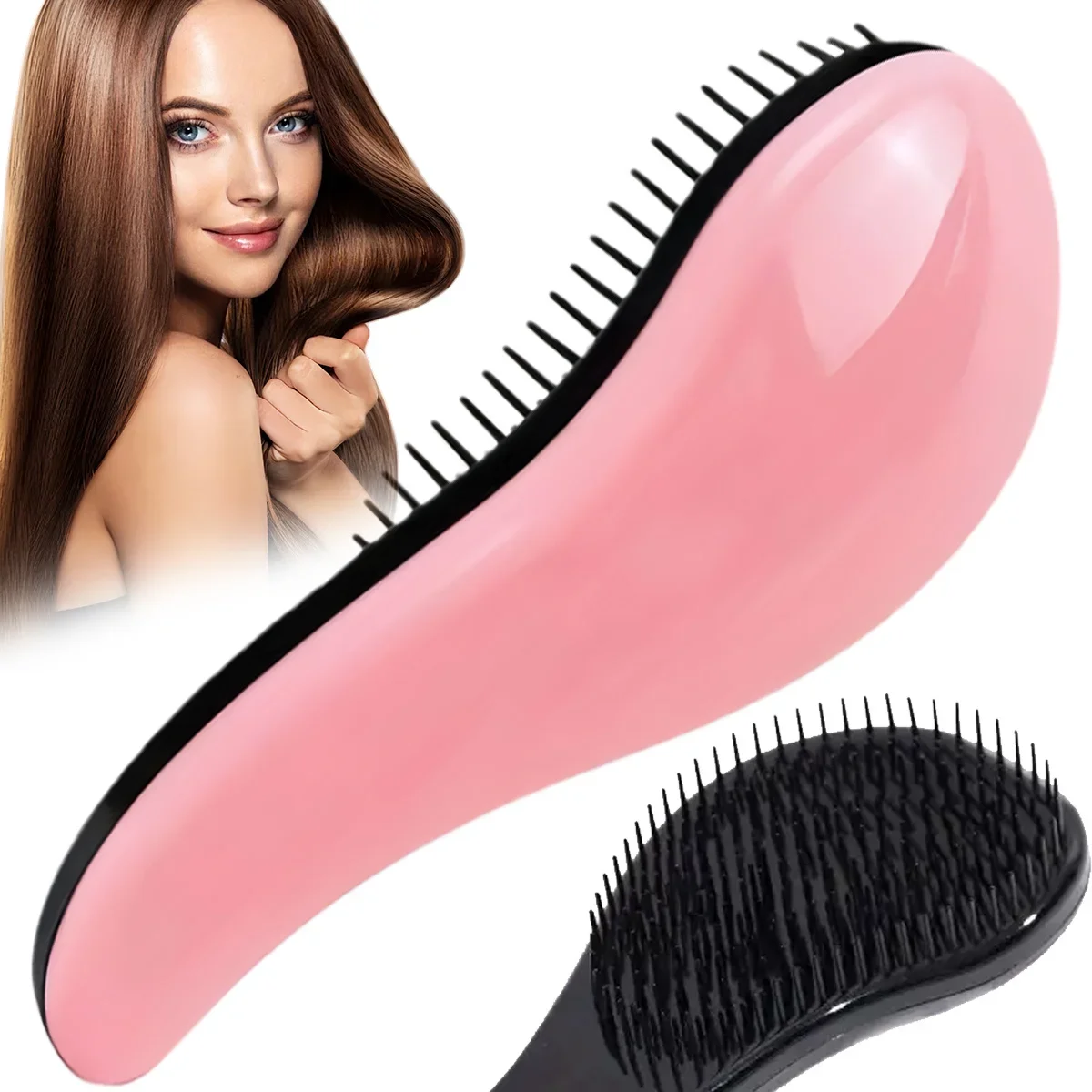 Magic Hairbrush Anti-Tangling Curly Hair Comb Scalp Massage Anti-static Grooming Smooth Soft Brush Wig Salon Hair Styling Tools
Magic Hairbrush Anti-Tangling Curly Hair Comb Scalp Massage Anti-static Grooming Smooth Soft Brush Wig Salon Hair Styling Tools