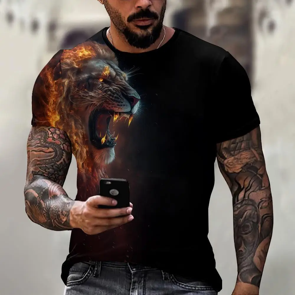 Retro Animal Men's T-Shirt Summer Casual Fashion Streetwear Short Sleeve 3d Printed Daily Men's Clothing T Shirt For Men Top Tee
Retro Animal Men's T-Shirt Summer Casual Fashion Streetwear Short Sleeve 3d Printed Daily Men's Clothing T Shirt For Men Top Tee