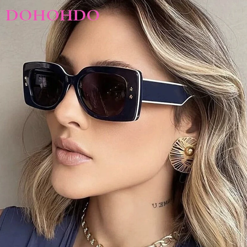 DOHOHDO New Ins Popular Square Sunglasses Women Retro Punk Clear Lens Eyewear Men Shades UV400 Luxury Brand Oculus Sun Glasses
DOHOHDO New Ins Popular Square Sunglasses Women Retro Punk Clear Lens Eyewear Men Shades UV400 Luxury Brand Oculus Sun Glasses