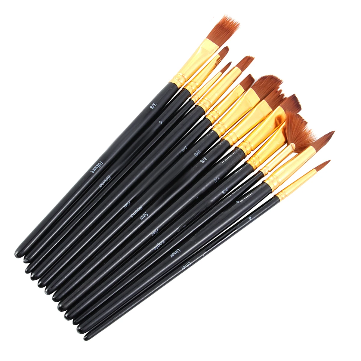12Pcs Oil Painting Brush Set Professional Wood Handle Versatile Paint Brushes for Acrylic Gouache Face Painting Drawing Use
12Pcs Oil Painting Brush Set Professional Wood Handle Versatile Paint Brushes for Acrylic Gouache Face Painting Drawing Use