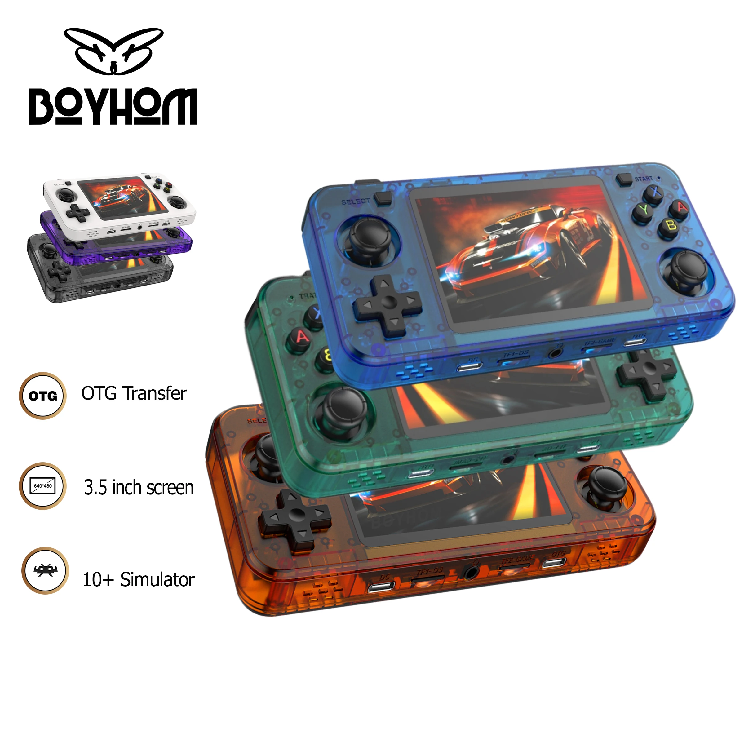 R36H Retro Handheld Console Open-Source ARKOS Classic Game Consoles 3.5 inch HD IPS Screen Portable Video Player
R36H Retro Handheld Console Open-Source ARKOS Classic Game Consoles 3.5 inch HD IPS Screen Portable Video Player