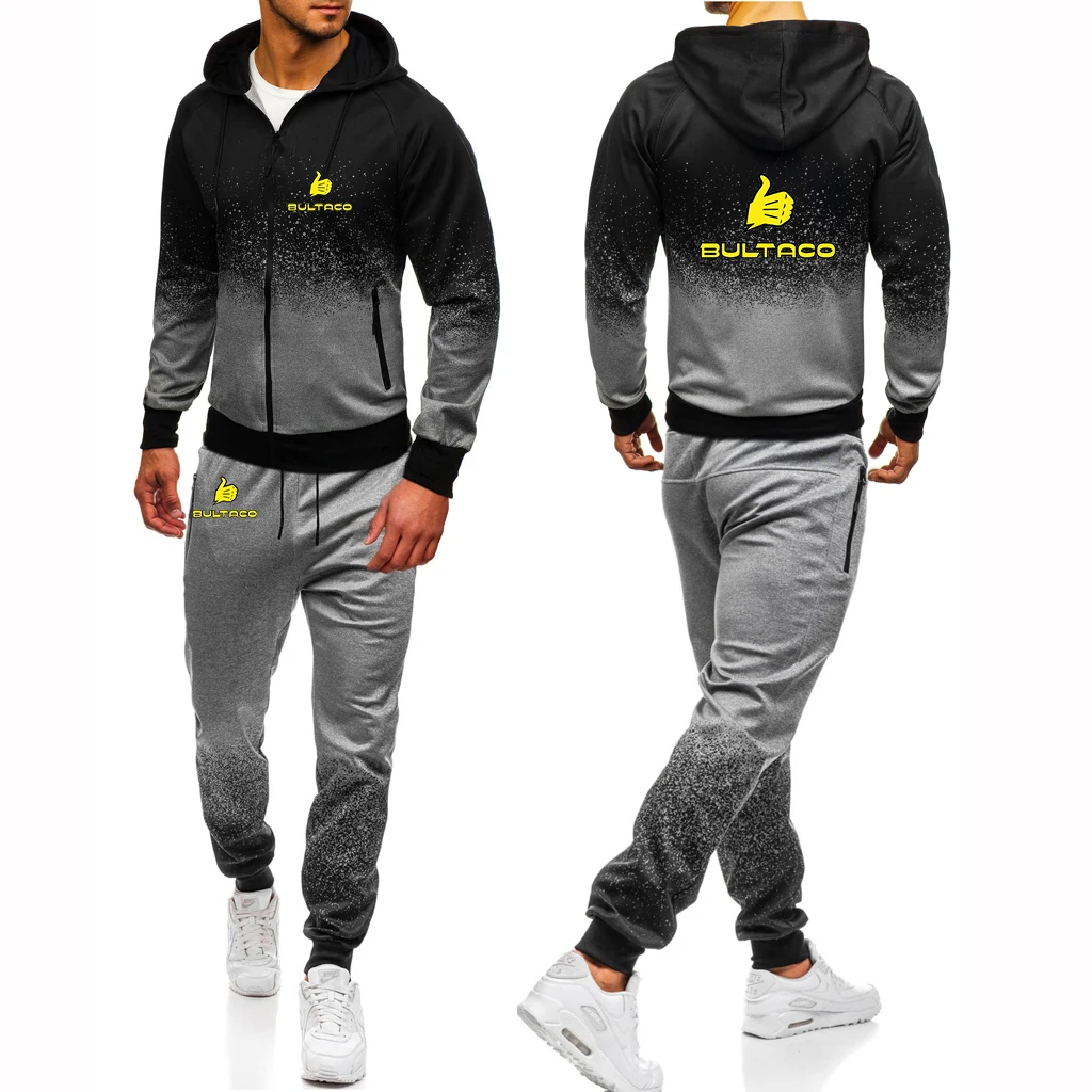 Buitaco Cemoto Motorcycles 2023 Men's New Fashion Tracksuit Hoodie Gradient Zip Jacket Comfortable Casual Sweatpants 2 Piece Set
Buitaco Cemoto Motorcycles 2023 Men's New Fashion Tracksuit Hoodie Gradient Zip Jacket Comfortable Casual Sweatpants 2 Piece Set