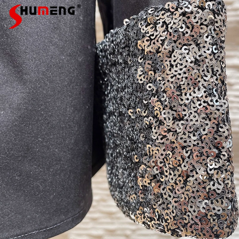 2025 Early Autumn New Sequin Lapel Long Sleeve Loose Comfort Shirts Male Handsome Solid Color Tops Trendy Breathable Chic Shirts
2025 Early Autumn New Sequin Lapel Long Sleeve Loose Comfort Shirts Male Handsome Solid Color Tops Trendy Breathable Chic Shirts