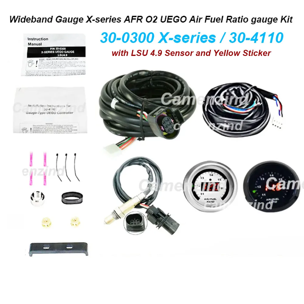 Wideband Gauge 30-4110 30-0300 X-series AFR O2 UEGO Air Fuel Ratio gauge Kit 2 1/16", 30-4100 LSU 4.9 0258017025 17025 /Sticker
Wideband Gauge 30-4110 30-0300 X-series AFR O2 UEGO Air Fuel Ratio gauge Kit 2 1/16", 30-4100 LSU 4.9 0258017025 17025 /Sticker
