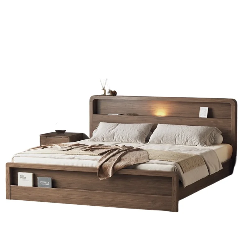 Solid wood b ed double be d modern simple new Chinese be d 1.8 master b ed log bed 1.5 meters secondary bed
Solid wood b ed double be d modern simple new Chinese be d 1.8 master b ed log bed 1.5 meters secondary bed