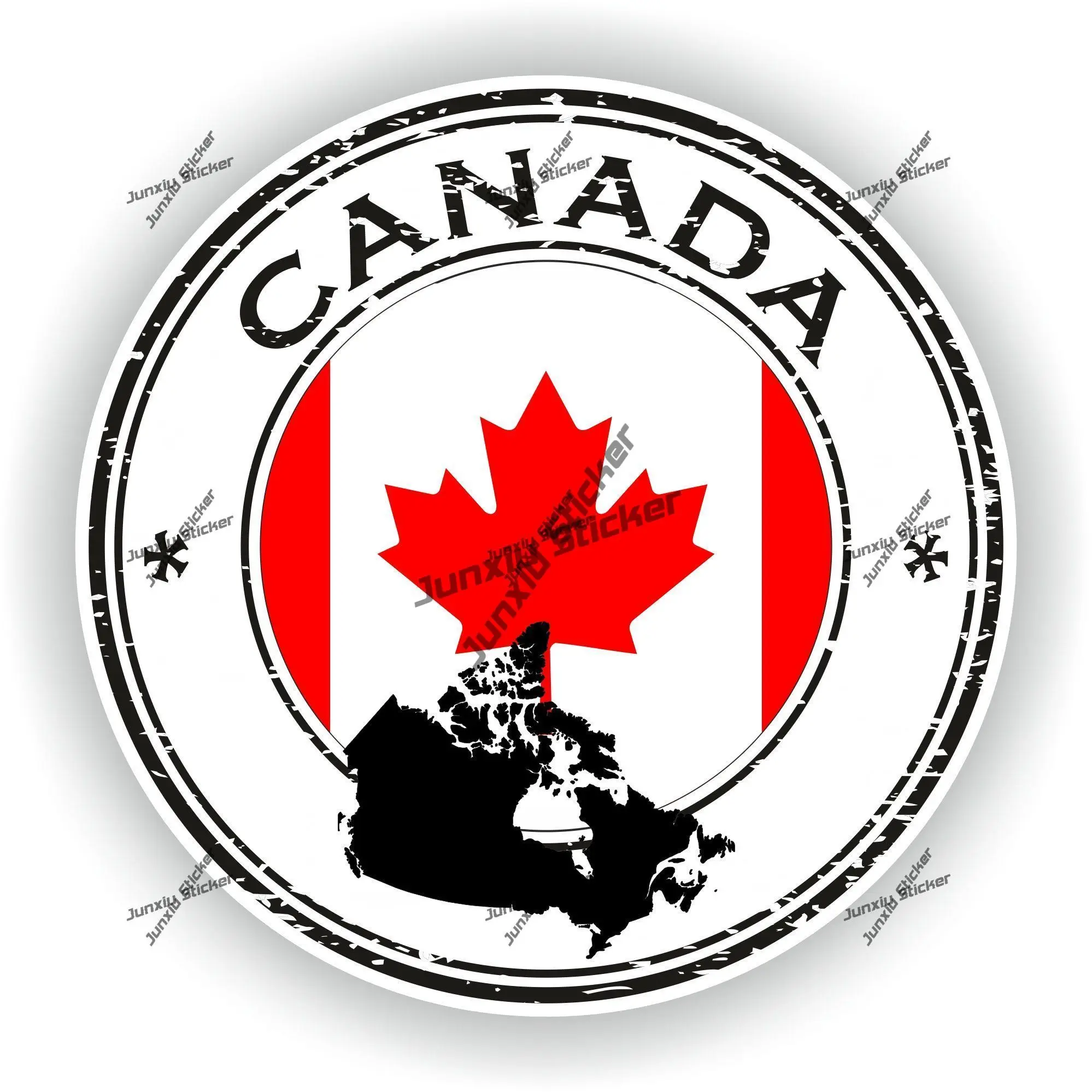 Canada Decal Coat of Arms of Canadian National Flag Seal Round Sticker Waterproof Anti Scratch Exterior Decal PVC Accessories
Canada Decal Coat of Arms of Canadian National Flag Seal Round Sticker Waterproof Anti Scratch Exterior Decal PVC Accessories