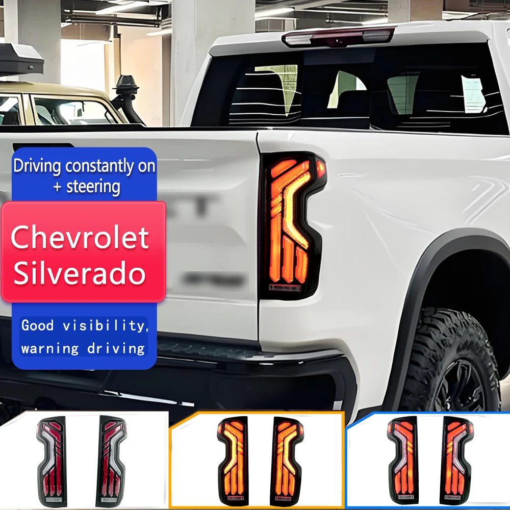 Car Taillights Assembly For Chevrolet Silverado 2019-2022 Upgrade LED Dynamic Flashing Signal Light Plug and Play Accessories
Car Taillights Assembly For Chevrolet Silverado 2019-2022 Upgrade LED Dynamic Flashing Signal Light Plug and Play Accessories