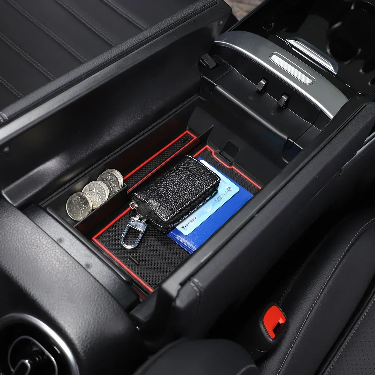 For Mercedes Benz C Class W206 2022-2025 ABS Black Car Central Control Armrest Box Storage Box Cell Phone Box Car Accessories
For Mercedes Benz C Class W206 2022-2025 ABS Black Car Central Control Armrest Box Storage Box Cell Phone Box Car Accessories