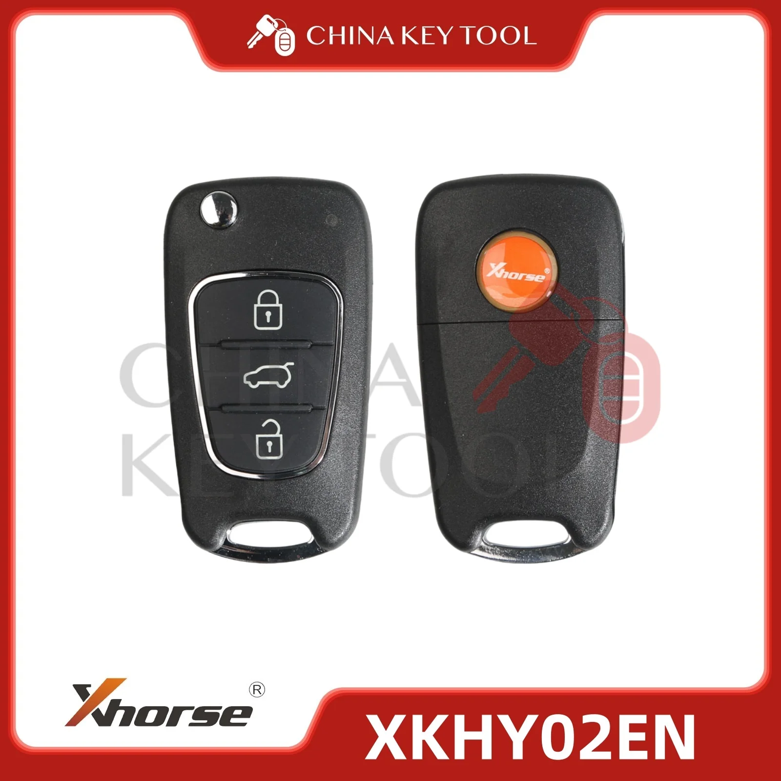 1PCS Xhorse Wire Flip Remote 3 Buttons XKHY02EN
1PCS Xhorse Wire Flip Remote 3 Buttons XKHY02EN