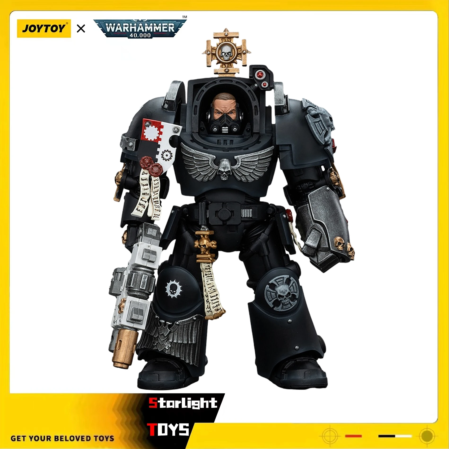 JOYTOY 1/18 Action Figure Warhammer 40K Iron Hands Captain in Terminator Armour Model Toy Gifts
JOYTOY 1/18 Action Figure Warhammer 40K Iron Hands Captain in Terminator Armour Model Toy Gifts