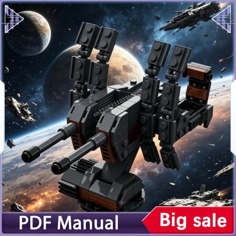 MOC-255903 Future Particle Turret Building Block Set Model Small Particle Assembly Toy Suitable for Desktop Display or Gift
MOC-255903 Future Particle Turret Building Block Set Model Small Particle Assembly Toy Suitable for Desktop Display or Gift