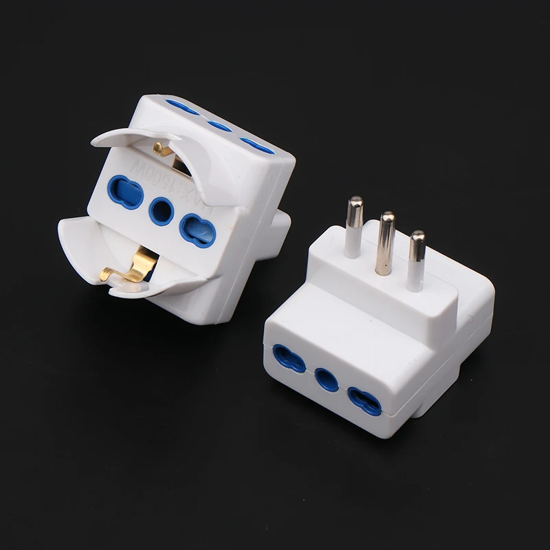 1 Piece 3 Ways Socket Italy Travel Plug Adapter Multi Port Outlet Italian Standard 10A 250V Home Appliances
1 Piece 3 Ways Socket Italy Travel Plug Adapter Multi Port Outlet Italian Standard 10A 250V Home Appliances
